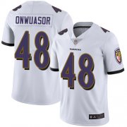 Wholesale Cheap Nike Ravens #48 Patrick Onwuasor White Men's Stitched NFL Vapor Untouchable Limited Jersey