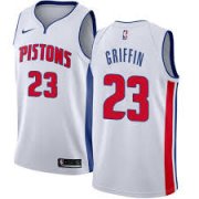 Wholesale Cheap Men's Nike Detroit Pistons #23 Blake Griffin White NBA Swingman Association Edition Jersey