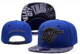 Wholesale Cheap NBA Oklahoma City Thunder Snapback Ajustable Cap Hat XDF 022