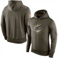 Wholesale Cheap Men's Miami Dolphins Nike Olive Salute To Service KO Performance Hoodie