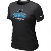 Wholesale Cheap Women's Nike Carolina Panthers Critical Victory NFL T-Shirt Black