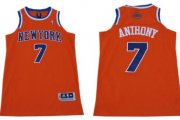 Wholesale Cheap New York Knicks #7 Carmelo Anthony Revolution 30 Swingman 2013 Orange Jersey