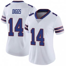 Wholesale Cheap Women\'s Buffalo Bills #14 Stefon Diggs White Vapor Untouchable Stitched NFL Nike Limited Jersey