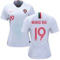Wholesale Cheap Women's Portugal #19 Mario Rui Away Soccer Country Jersey