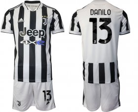 Wholesale Cheap Men 2021-2022 Club Juventus home white 13 Adidas Soccer Jerseys