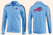 Wholesale Cheap NFL Buffalo Bills Team Logo Jacket Light Blue