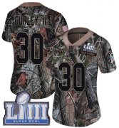 Wholesale Cheap Nike Rams #30 Todd Gurley II Camo Super Bowl LIII Bound Women's Stitched NFL Limited Rush Realtree Jersey