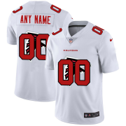 Wholesale Cheap Atlanta Falcons Custom White Men's Nike Team Logo Dual Overlap Limited NFL Jersey