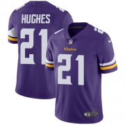 Wholesale Cheap Nike Vikings #21 Mike Hughes Purple Team Color Youth Stitched NFL Vapor Untouchable Limited Jersey