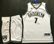 Wholesale Cheap Men's Brooklyn Nets #7 Jeremy Lin White Revolution 30 Swingman Basketball Jersey With Shorts