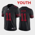 Wholesale Youth Nike 49ers 11 Brandon Aiyuk Black 2020 NFL Draft First Round Pick Vapor Untouchable Limited Jersey