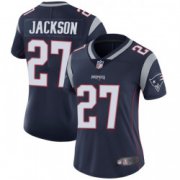 Wholesale Cheap Women's New England Patriots #27 J.C. Jackson Limited Team Color Vapor Untouchable Navy Jersey