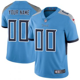 Wholesale Cheap Nike Tennessee Titans Customized Light Blue Team Color Stitched Vapor Untouchable Limited Men\'s NFL Jersey