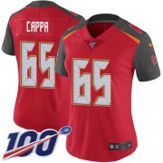 Wholesale Cheap Nike Buccaneers #65 Alex Cappa Red Team Color Women's Stitched NFL 100th Season Vapor Untouchable Limited Jersey
