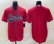 Wholesale Cheap Men's Chicago Cubs Blank Green Cool Base Stitched Baseball Jersey