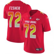 Wholesale Cheap Nike Chiefs #72 Eric Fisher Red Men's Stitched NFL Limited AFC 2019 Pro Bowl Jersey