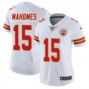 Wholesale Cheap Women's Kansas City Chiefs #15 Patrick Mahomes White Vapor Untouchable Limited Stitched NFL Jersey