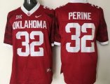 Wholesale Cheap Men's Oklahoma Sooners #32 Samaje Perine Red 2016 College Football Nike Limited Jersey