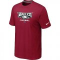 Wholesale Cheap Nike Philadelphia Eagles Big & Tall Critical Victory NFL T-Shirt Red
