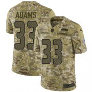 Wholesale Cheap Nike Seahawks #33 Jamal Adams Camo Men's Stitched NFL Limited 2018 Salute To Service Jersey