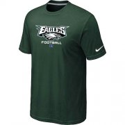 Wholesale Cheap Nike Philadelphia Eagles Big & Tall Critical Victory NFL T-Shirt Dark Green