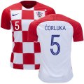 Wholesale Cheap Croatia #5 Corluka Home Kid Soccer Country Jersey