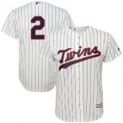 Wholesale Cheap Twins #2 Luis Arraez Cream Strip Cool Base Stitched Youth MLB Jersey