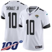 Wholesale Cheap Nike Jaguars #10 Laviska Shenault Jr. White Men's Stitched NFL 100th Season Vapor Untouchable Limited Jersey