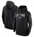 Wholesale Cheap Men's San Francisco 49ers 2022 Black Crucial Catch Therma Performance Pullover Hoodie