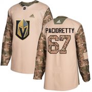 Wholesale Cheap Adidas Golden Knights #67 Max Pacioretty Camo Authentic 2017 Veterans Day Stitched Youth NHL Jersey