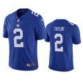 Wholesale Men's New York Giants #2 Tyrod Taylor Royal Vapor Untouchable Limited Stitched Jersey