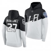 Wholesale Cheap Adidas Los Angeles Kings #27 Alec Martinez Men's 2020 Stadium Series White Black NHL Hoodie