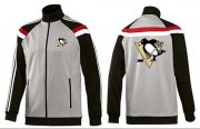 Wholesale Cheap NHL Pittsburgh Penguins Zip Jackets Grey