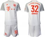 Wholesale Cheap Men 2020-2021 club Bayern Munchen away 32 white Soccer Jerseys