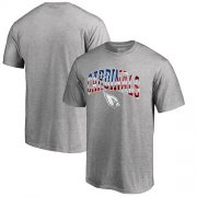 Wholesale Cheap Men's Arizona Cardinals Pro Line by Fanatics Branded Heathered Gray Banner Wave T-Shirt