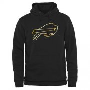 Wholesale Cheap Men's Buffalo Bills Pro Line Black Gold Collection Pullover Hoodie