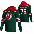 Wholesale Cheap New Jersey Devils #76 P.K. Subban Adidas Reverse Retro Pullover Hoodie Green