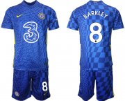 Wholesale Cheap Men 2021-2022 Club Chelsea FC home blue 8 Nike Soccer Jerseys