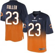 Wholesale Cheap Nike Bears #23 Kyle Fuller Navy Blue/Orange Men's Stitched NFL Elite Fadeaway Fashion Jersey