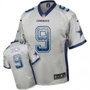 Wholesale Cheap Nike Cowboys #9 Tony Romo Grey Youth Stitched NFL Elite Drift Fashion Jersey