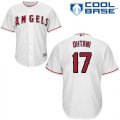 Wholesale Cheap Angels #17 Shohei Ohtani White Cool Base Stitched Youth MLB Jersey