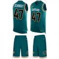 Wholesale Cheap Nike Jaguars #47 Joe Schobert Teal Green Alternate Men's Stitched NFL Limited Tank Top Suit Jersey