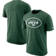 Wholesale Cheap Men's New York Jets Nike Green Sideline Cotton Slub Performance T-Shirt