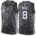 Wholesale Cheap Nike Spurs #8 Patty Mills Black NBA Swingman City Edition 2018-19 Jersey