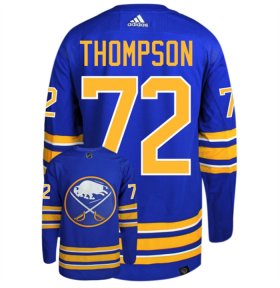 Wholesale Cheap Men\'s Buffalo Sabres #72 Tage Thompson Blue Stitched Jersey