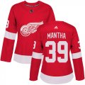 Wholesale Cheap Adidas Red Wings #39 Anthony Mantha Red Home Authentic Women's Stitched NHL Jersey