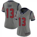 Wholesale Cheap Nike Texans #13 Brandin Cooks Gray Women's Stitched NFL Limited Inverted Legend Jersey