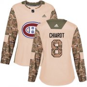 Wholesale Cheap Adidas Canadiens #8 Ben Chiarot Camo Authentic 2017 Veterans Day Women's Stitched NHL Jersey