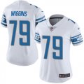 Wholesale Cheap Nike Lions #79 Kenny Wiggins White Women's Stitched NFL Vapor Untouchable Limited Jersey