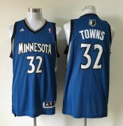 Wholesale Cheap Men's Minnesota Timberwolves #32 Karl-Anthony Towns Revolution 30 Swingman Blue Jersey